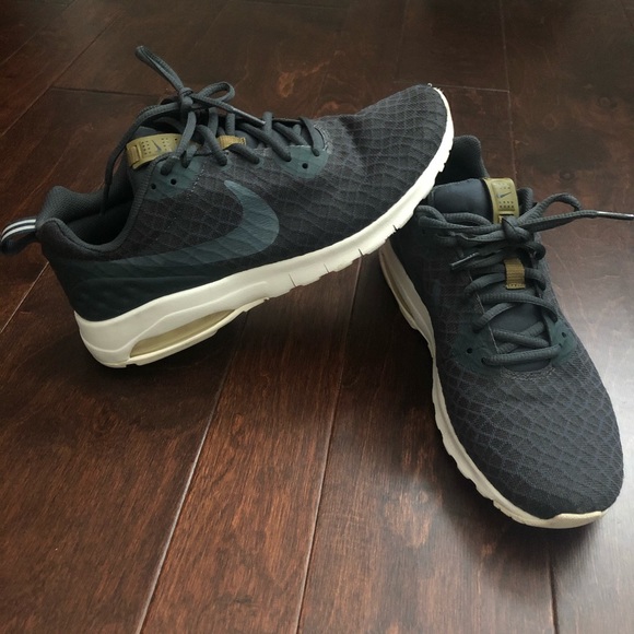 green blue nike shoes